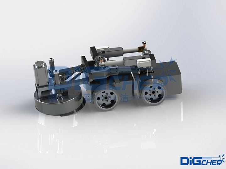 全液壓襯砌臺車模板清理機(jī)器人