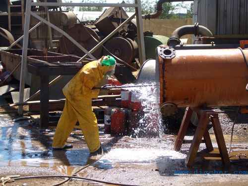 熱交換器清洗過程